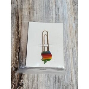 Apple MAC Vintage Apple Extra Large PIN Paperclip Original Design Super‎ RARE